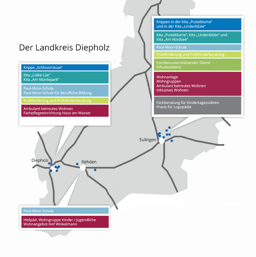 Einrichtungen im Landkreis Diepholz